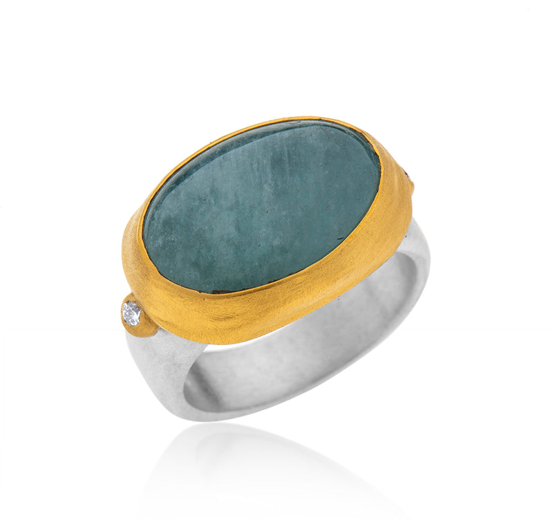 Nava Zahavi Shimmer Aqua Ring