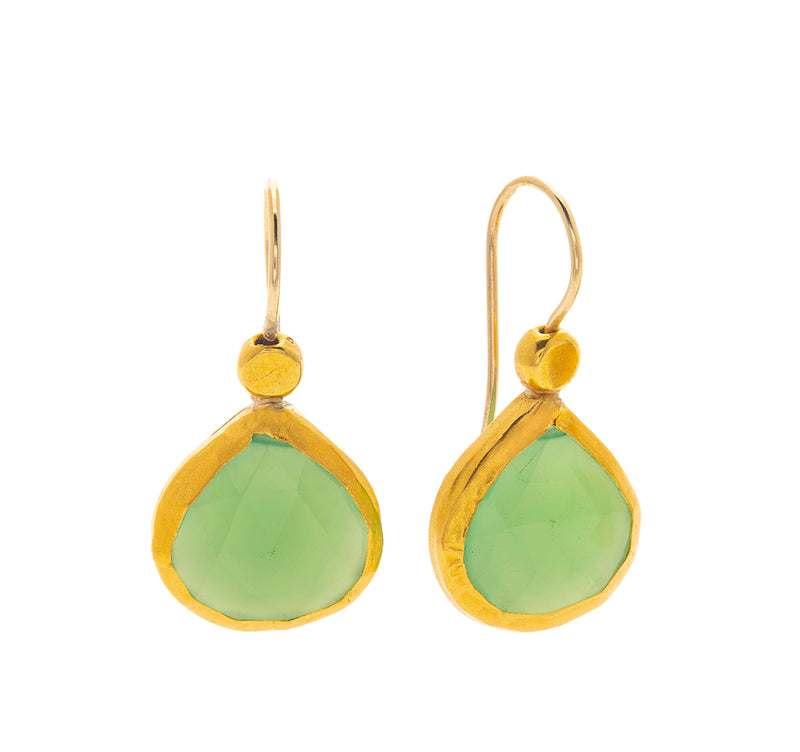 Nava Zahavi Shine On Chrysophase Earrings