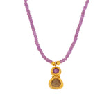 Nava Zahavi Yellow Gold Soothing Sapphire Necklace