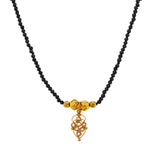 Nava Zahavi 18K Black Garnet and Diamond Necklace