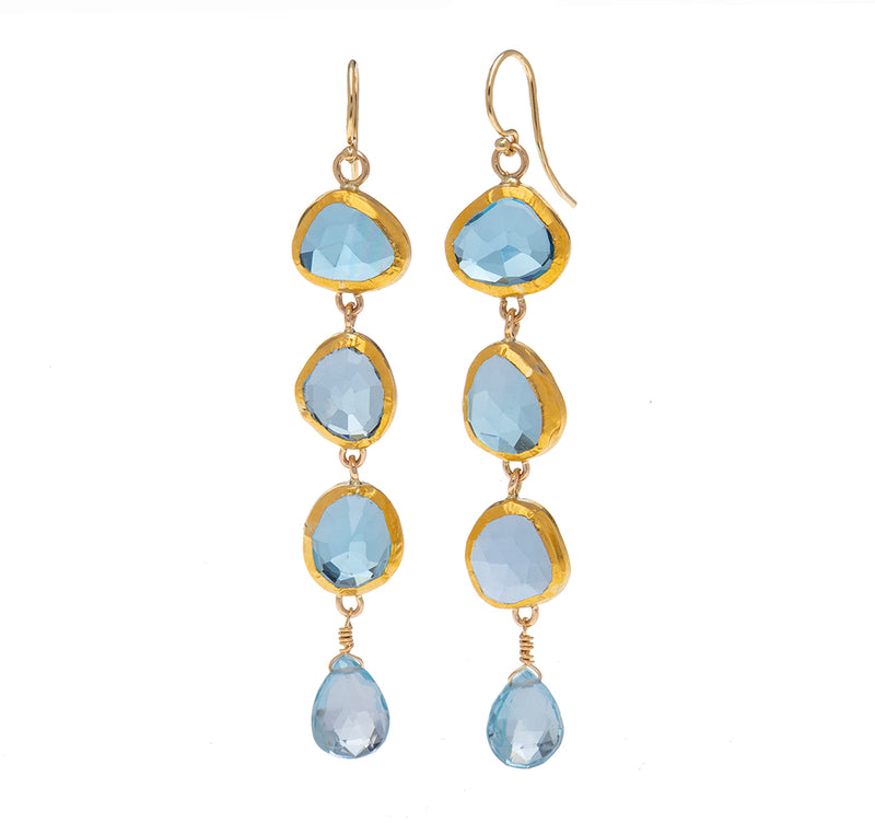 Nava Zahavi Lucky Blue Earrings
