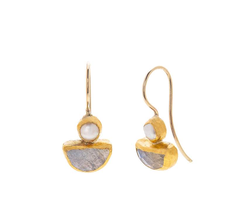 Nava Zahavi Shell Earrings