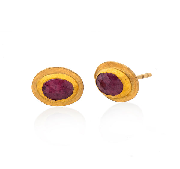 Nava Zahavi Radiant Pink Earrings