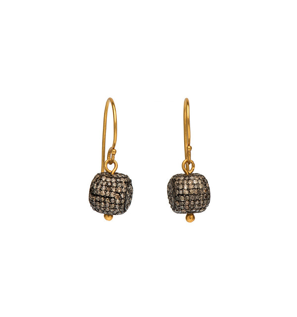 Nava Zahavi Diamond Ball Earrings