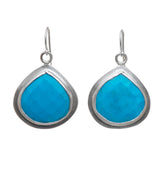 Nava Zahavi Turquoise Heart Earrings