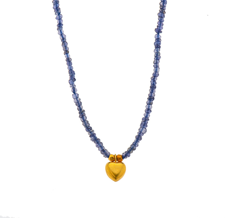 Nava Zahavi Heart Charm Necklace