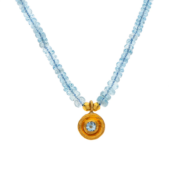 Nava Zahavi Sparkle Blue Necklace