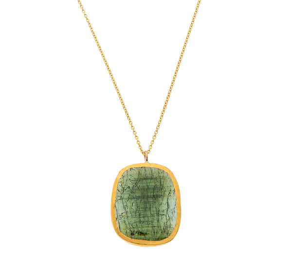 Nava Zahavi Great Green Necklace