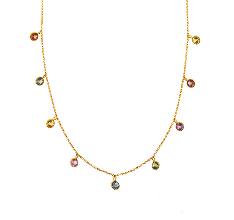 Nava Zahavi Tourmalines Charm Necklace