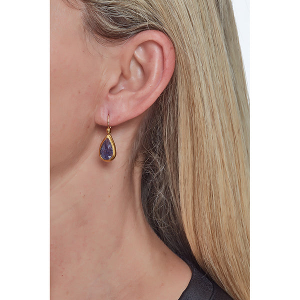 Nava Zahavi Ocean Tanzanite Earrings