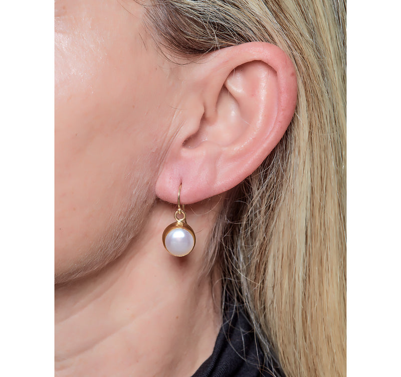 Nava Zahavi Classy Pearl Earrings