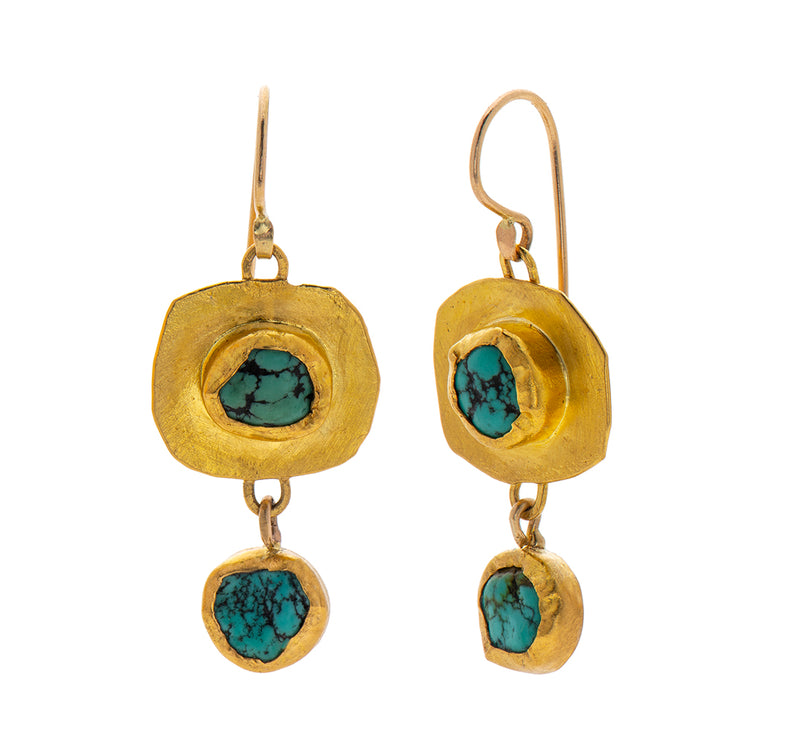 Nava Zahavi Delicious Turquoise Earrings